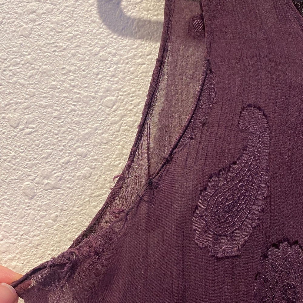 Sheer paisley‎ maxi dress - Picture 6 of 13